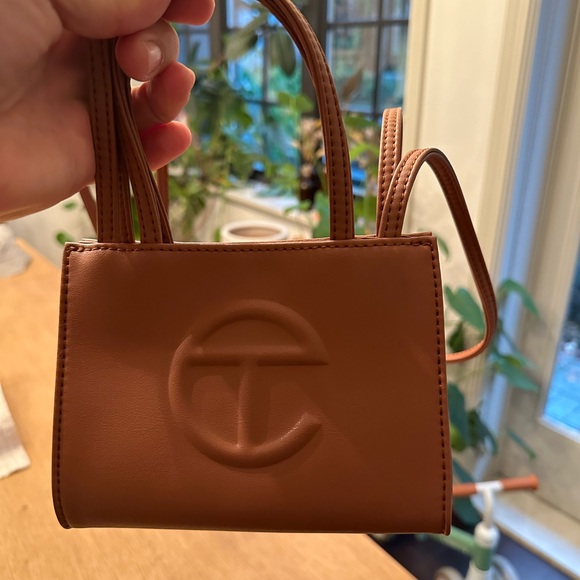 Telfar Small Shopping Bag - Tan - Picture 2 of 3
